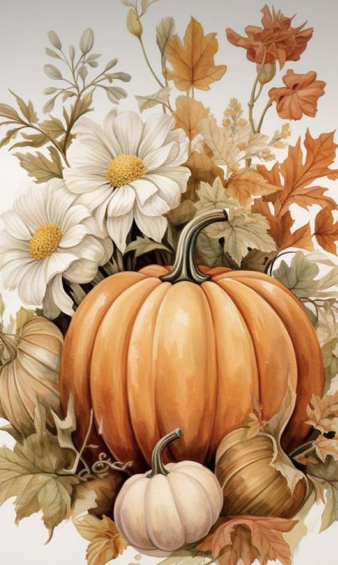 Nails Thanksgiving, Aesthetic Plants, Fall Clip Art, Halloween Wallpaper Cute, Pretty Pumpkins, Cute Fall Wallpaper, Iphone Wallpaper Hd Nature, Fall Thanksgiving Decor, Autumn Decorating