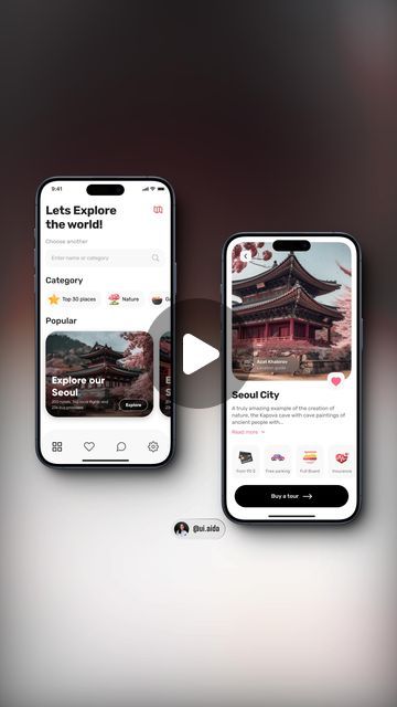 49K views · 7.5K likes | Aida Abazi on Instagram: "Hello guys
Travel App - Reel From Wireframes To UI
Design
Save this post for later & share with friends Follow @ui.aida for more reels like this.

#appdesign #mockup #uidesign #uidesigner #webdesign #uiux #userinterface #design #webdesigner #wireframe #uitrends #uxui #designer #contentcreator #dailyui #designinspiration #designtips
#userinterfacedesign #workfromhome #designer #career #learndesign #designtips"