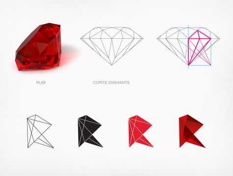 Ruby Ruby Logo Design Ideas, Ruby Logo Design, Casino Winner, Ruby Logo, Gem Logo, Jewerly Displays, Jewelry By Brand, Jewerly Designs, Jewelry Illustration