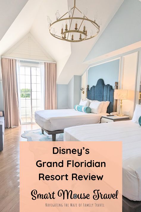 Disney's Grand Floridian Resort Review: New Mary Poppins Inspired Rooms - Smart Mouse Travel Grand Floridian Disney Room, Grand Floridian Aesthetic, Disneyland Hotel Rooms, Grand Floridian Disney, Leisure Pools, Disney World Hotels, World Trip, Disney Rooms, Contemporary Resort