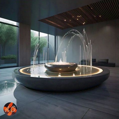 Rate from 1 to 5. . . . . . . . Modern Fountain Inspirationally Interior Design Concepts.. .. . . . . . . . Like and Support for more interesting Content and Do Visit Our Pinterest for complete Portfolios Collection. Thank You. . . . . . . . . . Fountain Interior Design, Indoor Fountain Ideas Living Rooms, Interior Fountain, Modern Fountain, Lobby Interior Design, Indoor Water Fountains, Hotel Reception, Indoor Fountain, Lobby Interior