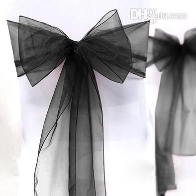 Wholesale%20High%20Quality%20Black%208%2020cm%20W%20X%20108%20275cm%20L%20Wedding%20Favor%20Party%20Banquet%20Organza%20Chair%20Sash%20Decor%20Wedding%20Dress%20Accessories%20Belt%20Custom%20Graduation%20Sashes%20From%20Lovebridalshop%2C%20%2420.89%7C%20Dhgate.Com Chair Sashes Wedding, Wedding Chair Sashes, Birthday Venues, Fuchsia Wedding, Hot Pink Weddings, Pew Bows, Chair Bows, Banquet Decorations, Bow Sash