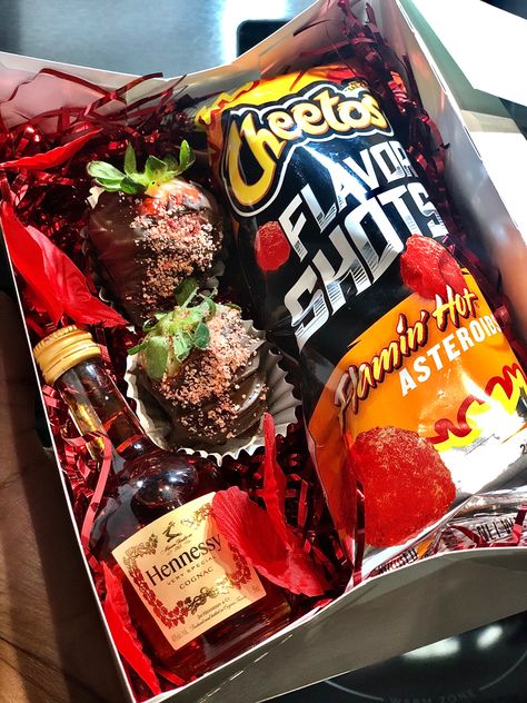 Valentines Day Box Ideas, Valentines Day Box, Valentines Box, Hot Cheetos, Valentine Day Boxes, Treat Box, Valentine Box, Valentine Treats, Box Ideas