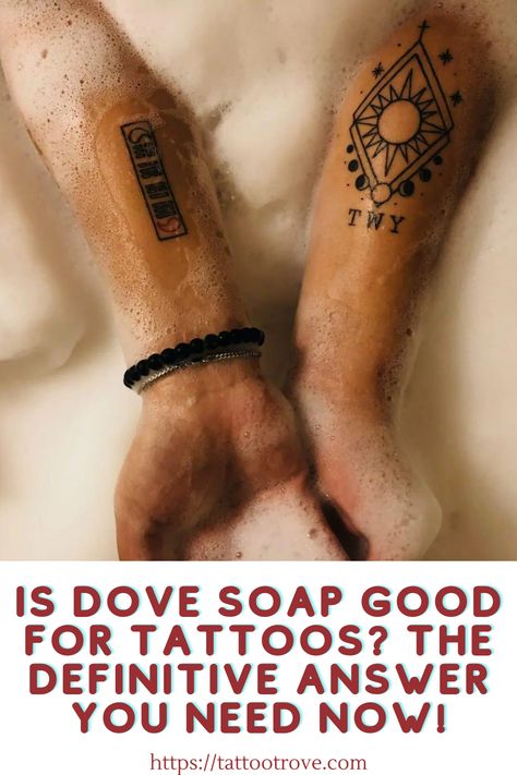 Is Dove Soap Good For Tattoos Types Of Soap, Tattoo Healing, Dove Soap, Tattoo Skin, Healing Tattoo, Tattoo Care, Best Soap, New Tattoo, New Tattoos