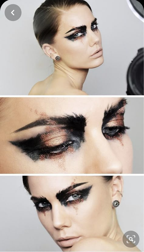 Makeup For White Dress, Editorial Make-up, Corrector Makeup, Fantasy Make-up, Makeup Drawing, Make Up Inspiration, Linda Hallberg, Smink Inspiration, Makijaż Smokey Eye