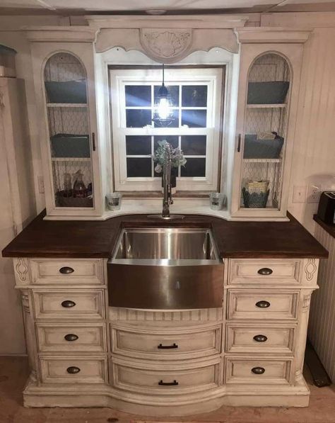 Diy Furniture Renovation, Furniture Renovation, Repurposed Furniture Diy, Kitchen Redo, Refurbished Furniture, Furniture Makeover Diy, Redo Furniture, Flipping Furniture, Repurposed Furniture