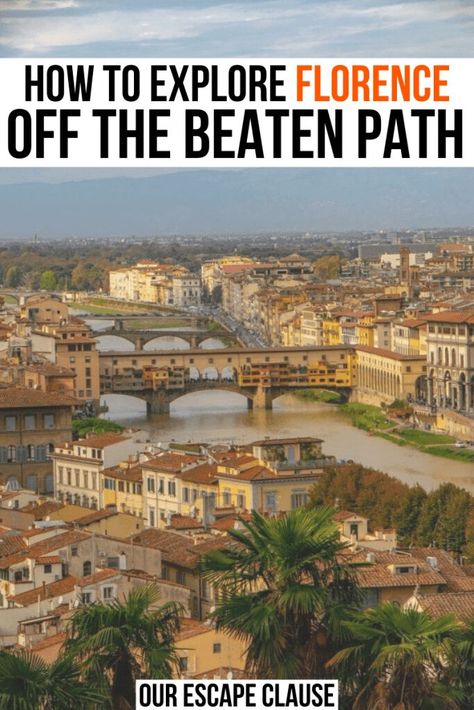 Looking to explore Florence off the beaten path? We've rounded up the best secret Florence spots & hidden gems here!  florence off the beaten path | hidden gems in florence | secret florence | offbeat florence | unusual things to do in florence | florence without the crowds | slow travel florence | slow travel tuscany Honeymoon Italy, Travel Tuscany, Italy Destinations, Florence Travel, Places To Visit In Italy, Tuscany Travel, Italy Florence, Italian Holiday, Italy Itinerary