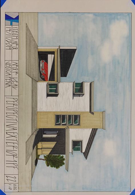 House Plates Architecture Drawing, Plates Architecture Drawing, Bungalow House Drawing, Architecture Plates Drawing, Architecture Plates, Architecture Model Trees, 1 Point Perspective, Plate Drawing, Sketch Architecture