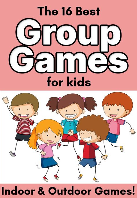 Explore these fun indoor and outdoor games that are perfect for preschoolers. Each game encourages social interaction, teamwork, and lots of active play for kids! group games for kids | group games for preschoolers | large group games | preschool playground games | social games | games to play in the gym | fun circle games | group outdoor games for kids | fun games for kids; preschool games. Indoor Summer Games For Kids, Large Group Gross Motor Activities, Large Group Activities For Preschoolers, Diy Games For Kindergarten, Camp Fun For Kids, Game Ideas For Preschoolers, Elementary School Games Indoor, Games Like Heads Up 7 Up, Fun Games For 1st Graders