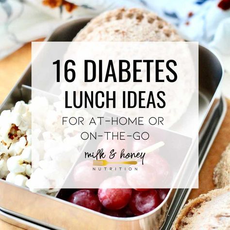 Prediabetic Diet, Healthy Recipes For Diabetics, Low Carb Snack, Easy Healthy Lunches, Milk Honey, Diet Food List, Idee Pasto Sano, Lunch Ideas, Keto Dessert