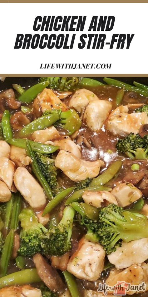 Chicken and Broccoli Stir-Fry Chicken And Broccoli Stir Fry Crock Pot, Eggroll Bowl, Chicken And Broccoli Stir Fry, 10 Minute Meals, Stir Fry Recipes Chicken, Broccoli Stir Fry, Chicken And Broccoli, Fry Recipes, Chicken Fried