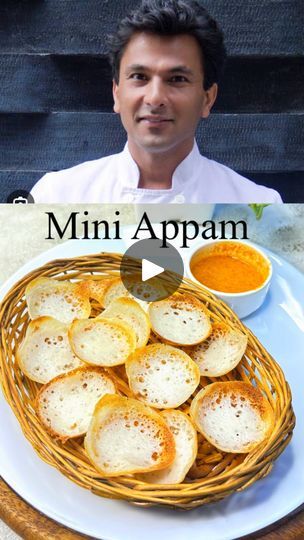 15K views · 1K reactions | Mini Appam recipe made with instant batter by master chef India contestant.
.
.
Thanks @aruna_vijay_masterchef for sharing such an amazing appam recipe..
.
…International Millet year 2023…😳😳😳👆

 Tips in the end… 🙏🙏🙏👇👇👇😍😍😍🙏🙏🙏

Please save and comment if you liked it …🙏
.
Follow @captain_amaira 
and for credits @vikaskhannagroup @masterchefindiaofficial @sonytvofficial 
.
#food #breakfast #recipes #koreanfood 
#reelsinstagram #reelitfeelit #reelsvideo #explorepage #explore #exploremore #trending #ayodhya #viral #maggie #dosa #chefvikaskhanna #paneer #curlytales  #kareenakapoor 
#viratkohli #ipl #crew #narendramodi #modi #manisharani #shahrukhkhan #elvishyadav #arvindkejriwal #bademiyanchotemiyan #vickykaushal | srishty garg | KD DESIROCK · My Queen Appam Recipe, Hebbar's Kitchen, Food Breakfast, My Queen, Master Chef, Foodie Food, In The End, Korean Food, Paneer