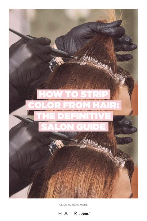 This is the ultimate salon guide on how you can professionally strip color from your hair. How To Strip Color From Hair, Stripping Hair Color, Strip Color From Hair, How To Strip Hair Color At Home, Color Stripping Hair, Faded Hair Color, Hair Stripping, High And Tight Haircut, Hair Color Remover