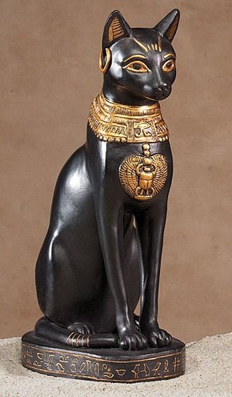 Bastet,-the-Cat-Goddess-332x568 Cat Egyptian, Bastet Tattoo, Bastet Goddess, Egyptian Statues, Egyptian Cat Goddess, Goddess Bastet, Egyptian Cats, Egyptian Deity, Egyptian Cat