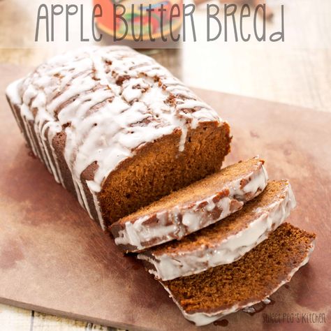 Apple Butter Apple Cinnamon Bread - Sweet Pea's Kitchen Apple Butter Bread, Apple Cider Glaze, Apple Syrup, Mango Bread, Best Apples For Baking, Cinnamon Bread Recipe, Cinnamon Apple Pie, Apple Cinnamon Bread, Pecan Rolls