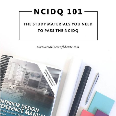 Now that you've successfully applied for the NCIDQ & scheduled your exam , it's time to get all of the books & tools you will need to study. In this second post of my NCIDQ 101 series, I will be sharing everything I used to prepare for all three exams of the NCIDQ. It's my belief that Ncidq Exam, Interior Design Certification, Calculate Area, Interior Design Degree, Art Bin, Architectural Scale, Interior Design Student, Exam Day, College Board