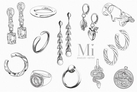 Emaria27: I will draw a beautiful fashion jewelry design sketch for $80 on fiverr.com Jewelry Sketch Design, Jewelry Design Sketch, Jewelry Sketch, Jewellery Design Sketches, Fashion Merchandising, Jewellery Sketches, Delicate Jewelry, Design Sketch, Social Networks