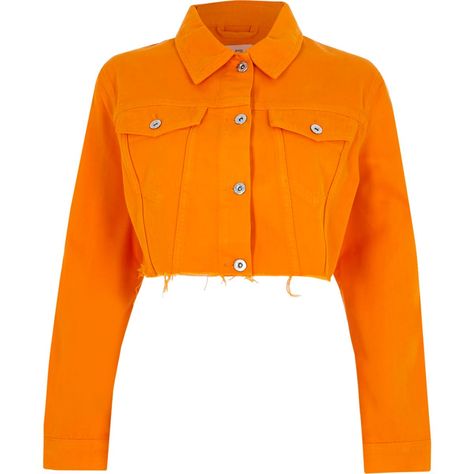 Chaqueta naranja neón , con botones , corta Womens Jackets Winter, Orange Moodboard, Moodboard Png, Classy Fashion Chic, Ladies Jackets, Orange Outfit, Womens Coats, Jackets Winter, Swag Outfits For Girls