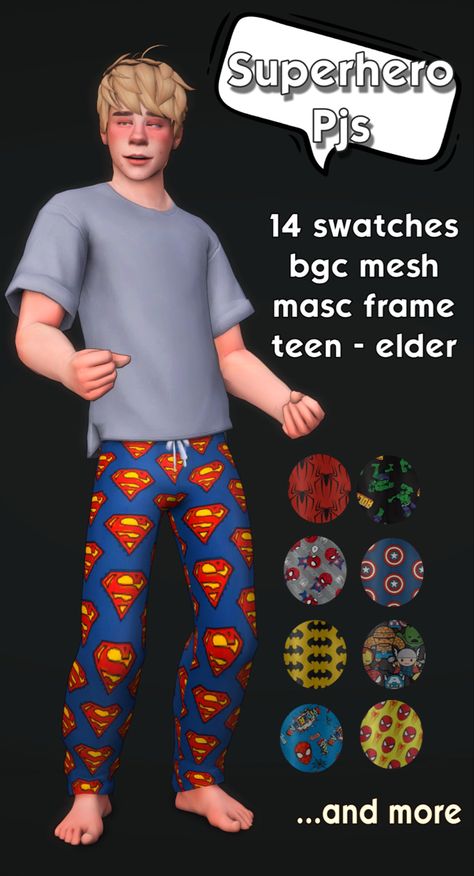 Sims 4 Superhero, Sims 4 Cc Pjs, Mods Sims 4, Male Sims, Sims 4 Men Clothing, Cc Packs, Sims 4 Male Clothes, Sims 4 Cheats, Cc Folder