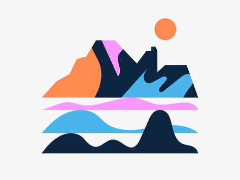 Patagonia by Tristan Kromopawiro on Dribbble Patagonia Graphic Design, Outdoorsy Graphic Design, Outdoors Graphic Design, Hiking Logo Design, Patagonia Ad, Patagonia Design, Gear Illustration, Outdoor Graphics, Jack Tattoo