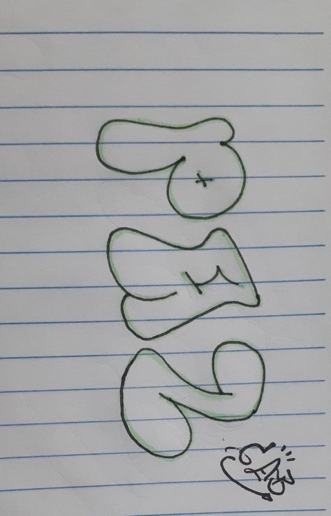 Grafitti fácil Graffiti Words, Graffiti Writing, Graffiti Doodles, Graffiti Alphabet, Graffiti Style Art, Graffiti Designs, Easy Doodles Drawings, Graffiti Styles, Simple Doodles