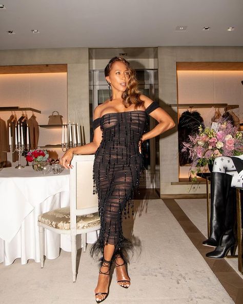 Olivia Green (@meccasweet) • Instagram photos and videos Steve Harvey Wife, Marjorie Harvey, 57th Birthday, Women Inspiration, Sheer Gown, Fashion To Figure, Steve Harvey, Womens Style, Glamorous Style