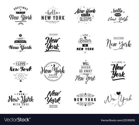 Small New York Tattoo, New York Tattoo Ideas, Tattoo New York, Tattoo Letters, Painted Canvas Bags, Logos Typography, New York Tattoo, Canvas Bags, Nova York