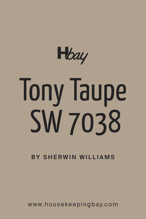 tony_taupe_sw_7038_paint_color_by_sherwin_williams Flexible Gray Sherwin Williams, Best Taupe Paint Color For Cabinets, Studio Taupe Sherwin Williams, Tony Taupe Sherwin Williams Exterior, Antiquarian Brown Sherwin Williams, Sycamore Tan Sherwin Williams, China Doll Sherwin Williams, Seal Skin Sherwin Williams, Sherwin Williams Taupe Tone