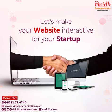 Your startup deserves a website that speaks to your audience!🚀✨ Let's transform your site into an interactive powerhouse that drives engagement and growth. Ready to level up?💻 #vividh #vividhcommunications #digitalmarketing #socialmedia #friday #trending #branding #business #website Interactive Website, Seo Website Design, Website Ads, Digital Advertising Design, Media Branding Design, Social Media Branding Design, Ads Creative Advertising Ideas, Media Advertising Design, Marketing Poster