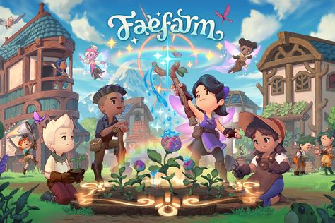 Fae Farm, Nintendo Store, Farm Games, Switch Games, Switch Nintendo, Keys Art, Nintendo Switch Games, Simulation Games, Cute Games