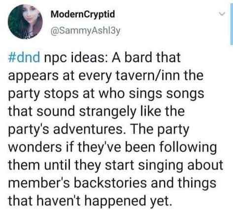 Dm Inspiration, Dm Tips, Game Hooks, Dnd Board, Dm Ideas, Dnd Dm, Dnd Things, Dnd Memes, Dnd Stories