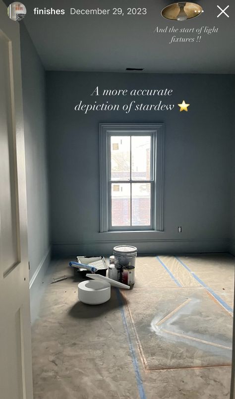 Blue Gray Paint, Paint Color Inspiration, Interior Paint Colors, Big Boy Room, Paint Colors For Home, Interior Paint, Paint Color, Guest Bedroom, House Inspiration