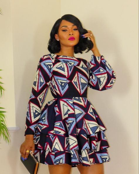 Ankara Dress Styles 2022, African Dresses Ideas For Women, Chitenge Outfits For Women Dresses, Short Traditional Dresses African, Mini Ankara Dress, Ankara Outfits For Women, Ankara Dress Style, Cute Ankara Dresses, Latest African Fashion Dresses Kitenge