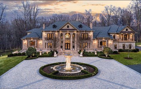 Virginia Mansions, Luxury Homes Dream Houses Exterior, Great Falls Virginia, Luxury Listings, Big Mansions, Stone Mansion, Mansion Exterior, Luxury Houses Mansions, Mansion Designs