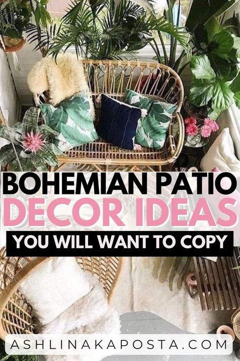 Summertime Style: Boho chic decor ideas for entertaining outdoors — ASHLINA KAPOSTA Boho Porch Decor Outdoor, Bohemian Patio Decor, Boho Patio Decor, Boho Outdoor Space, Entertaining Outdoors, Bohemian Patio, Fringe Rugs, Southwest Boho, Boho Patio