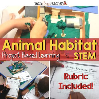 The zoo needs help! Students work cooperatively to design an animal habitat and enclosure for the zoo! In this STEM project, students use their imagination and creativity to build an animal habitat and enclosure designed to meet their animal's needs. A fabulous way to integrate science standards for... Biome Project, Makerspace Activities, Inquiry Project, Rubrics For Projects, Zoo Book, Animal Habitat, Zoo Activities, Zoo Project, Computer Lessons