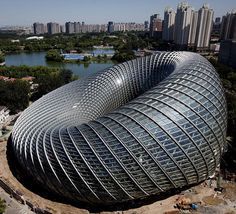 Beijing's new Phoenix International Media Centre, China Architecture Antique, Future Buildings, Unusual Buildings, Tall Buildings, Skyscraper Architecture, Architectural Styles, Interesting Buildings, Amazing Buildings, Chinese Architecture