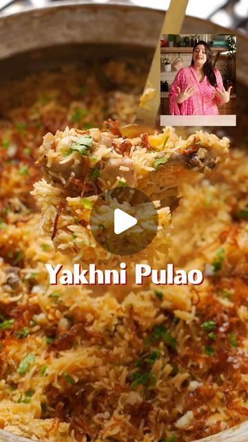 Natasha Gandhi on Instagram: "Yakhni Pulao for @farahkhankunder ♥️♥️

This is the best dish you can make, it’s full of sukoon and warmth 

The full recipe is pinned 
Do try and share and also let’s hope if we can get to cook with Farah too 🧿🩷

#Yakhni #chicken #pulao #recipe #Bollywood #masterchef" Yakhni Pulao Chicken, Chicken Pulao Recipe, Yakhni Pulao, Chicken Pulao, Pulao Recipe, Pakistani Food, Best Dishes, Indian Recipes, Indian Food Recipes