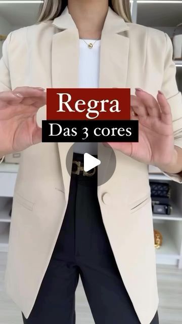 ✒️FRANCIELE S. ALMEIDA HODINIK on Instagram: "⚠️REGRA 3 CORES⚠️ aplique essa regra combinando no máximo 3 cores/tons diferentes e pronto! Assim teremos um look mais elegante ao contrário de quando combinamos +4 cores! Gostaram?😍😍😍" Vestidos Sport, Dramatic Classic, April 7, Casual Looks, Piercings, My Style, On Instagram