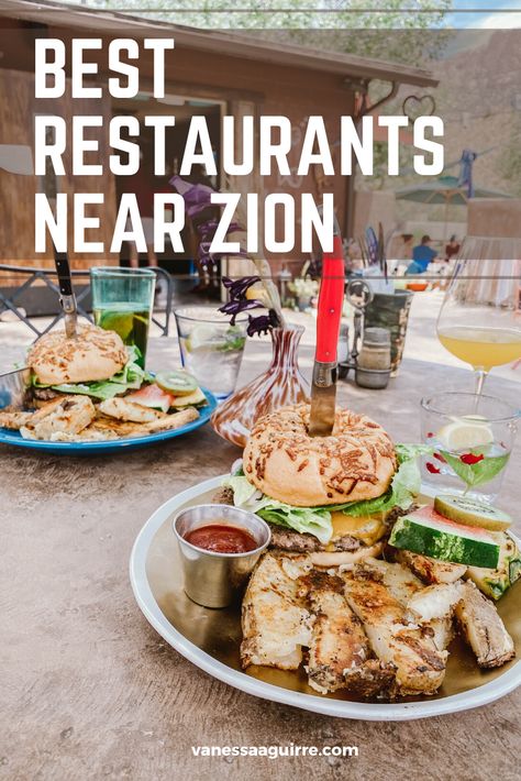 Places To Eat In Zion National Park, Zion Restaurants, Utah Food, Utah National Parks Road Trip, Utah Parks, Zion Park, Utah Trip, Trip To Grand Canyon, Utah Vacation