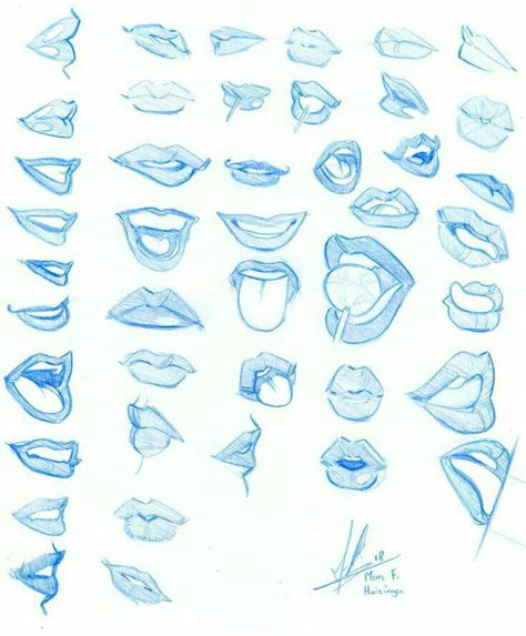 Lips Reference Drawing, Lips Drawing Reference, Lip Reference, Lip Drawings, Lips Reference, Lips Cartoon, Drawing Lips, Mouth Drawing, Lips Drawing