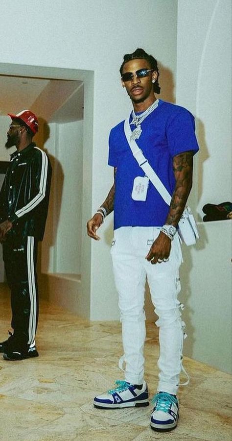 Fine Nba Players, Ja Morant Drip, Ja Morant All Star, Ja Morant Hair, Basketball Boyfriend, Ja Morant Style, Drippy Outfit, Nba Fashion, Trendy Boy Outfits