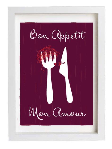 Happy Friendship, Bon Appetit, Fondant, Calm Artwork, Keep Calm Artwork, Novelty Sign, Restaurant, France, Quotes