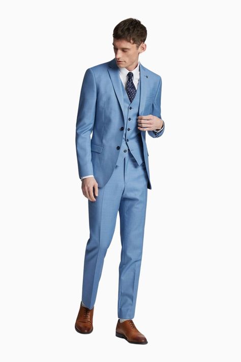 Buy Ted Baker Tailoring Blue Draco Sharkskin Slim Fit Jacket from the Next UK online shop Converse Shop, Slim Fit Jackets, Curve Jeans, Three Piece Suit, Swimwear Shorts, Chino Trousers, Formal Shirts For Men, Wide Boots, Wide Fit Boots