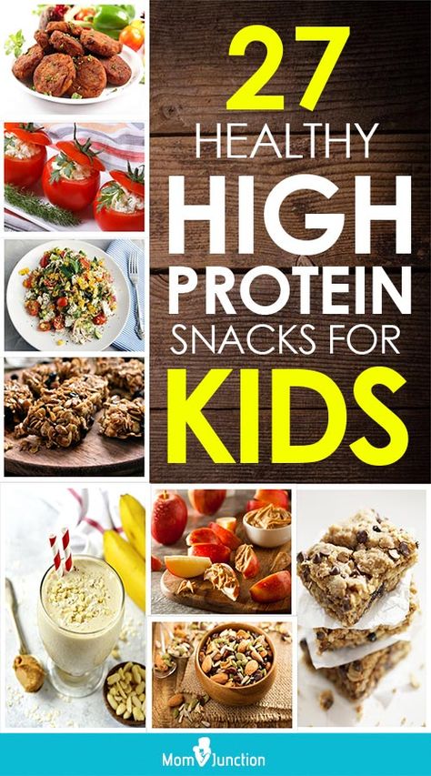 Protein Foods For Kids, High Protein Snacks For Kids, Snack Recipes For Kids, Protein Snacks For Kids, Protein Snacks Recipes, High Calorie Snacks, Healthy High Protein Snacks, Daily Protein, Protein Rich Snacks