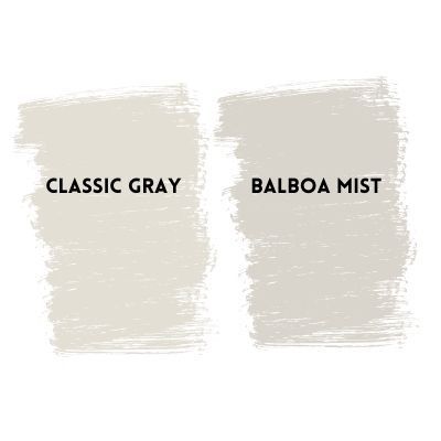 Alabaster Vs White Dove, White Dove Cabinets, Pale Oak Benjamin Moore, Popular Grey Paint Colors, Benjamin Moore Edgecomb Gray, Benjamin Moore Balboa Mist, Sherwin Williams Snowbound, Benjamin Moore Classic Gray, Balboa Mist