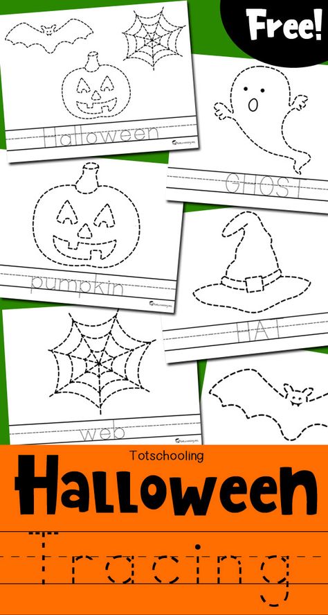 Halloween Tracing Worksheets, Halloween Tracing, Halloween Lesson, Activity For Preschool, Halloween Kindergarten, Halloween Worksheets, Halloween Week, Halloween Crafts For Toddlers, Halloween Activity