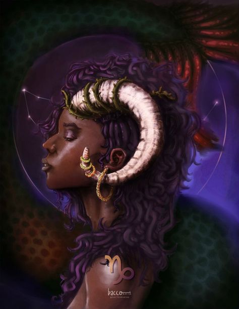 powerful Capricorn Capricorn Goddess, Norse Goddess Of Love, Capricorn Woman, Capricorn Aesthetic, Zodiac Sign Capricorn, Black Power Art, Capricorn Art, Aries Art, Capricorn Girl