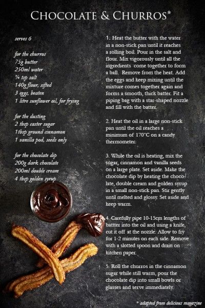 Chocolate Churros, Churros Recipe, Spanish Food, Inspired Living, Eat Dessert, Puddings, Sweet Life, Just Desserts, Savoury Food