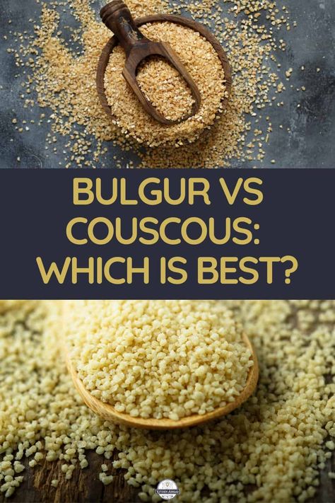 What is the difference between bulgur vs couscous? Discover the nuances of Bulgur and Couscous: their origins, nutritional differences, culinary uses, taste profiles, cooking techniques, and more. What Is Couscous, Moroccan Couscous, One Person Meals, Healthy Meals For One, Middle Eastern Dishes, Wheat Berries, Cous Cous, Eastern Cuisine, Quick Healthy Meals